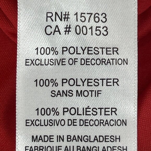 Georgia Bulldogs Shirt Mens S Red Champion Polo Athleticwear UGA NEW - Picture 6 of 11